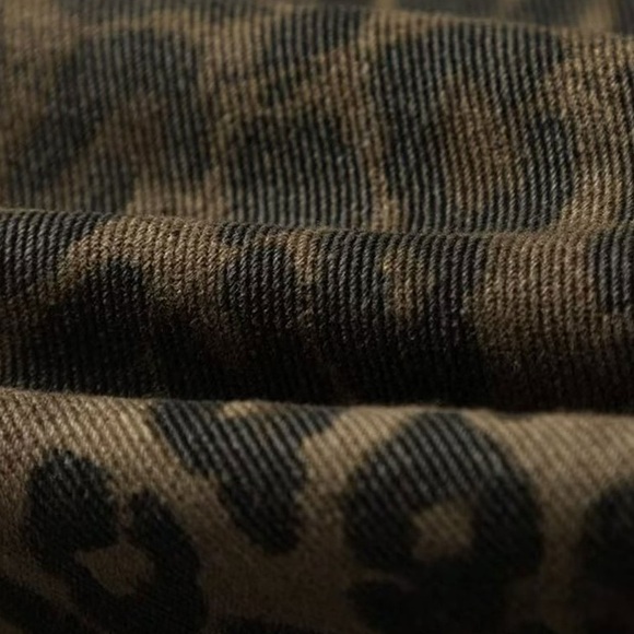 Animal Print Pants Elastic Band On The Back Side Pockets Wide Leg NWT - Picture 9 of 9